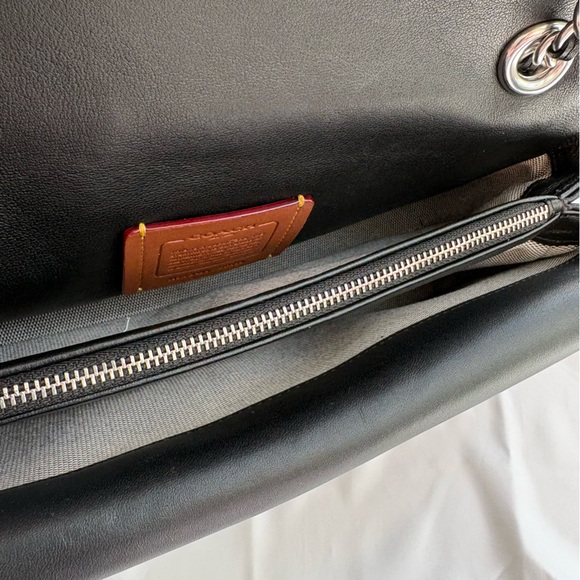 Coach Tabby 26 Shoulder Bag, Black/ Silver Hardware NWOT - Picture 11 of 16